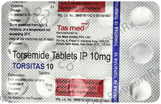 Torsitas 10mg Tablet 15s