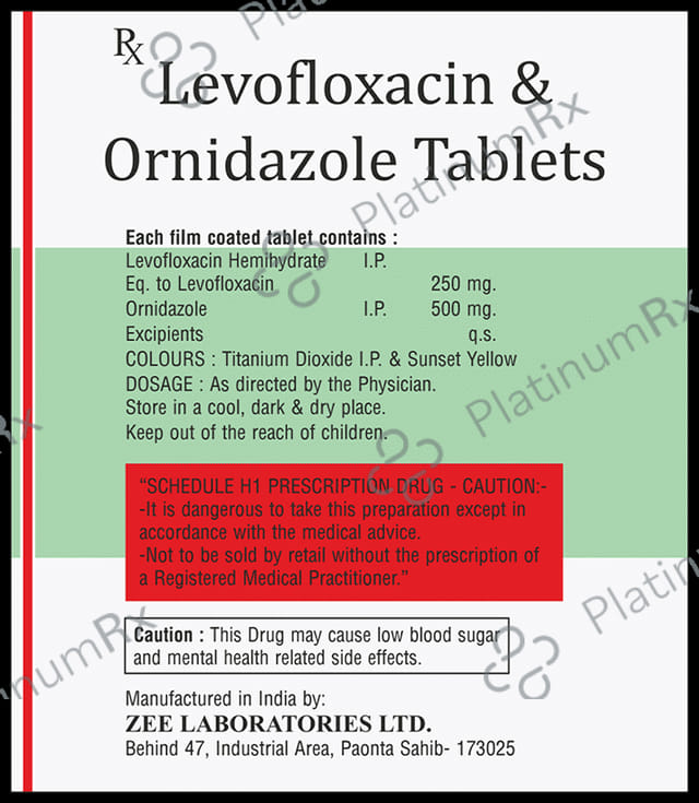 Levoziv OZ 250/500mg Tablet 10s
