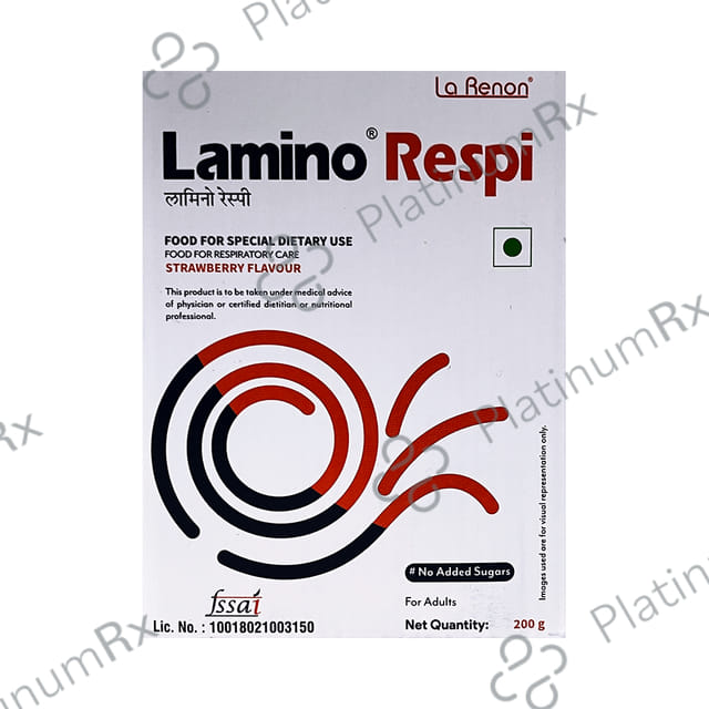 Lamino Respi Strawberry Powder 200gm
