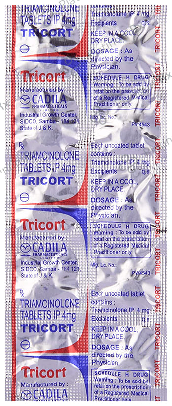 Tricort 4mg Tablet 10s