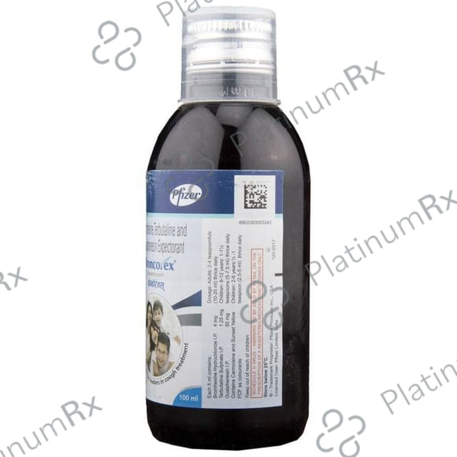 Broncorex Expectorant 4/50/1.25mg Syrup 50ml