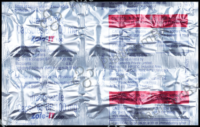 Zole IT 100mg Capsule 10s