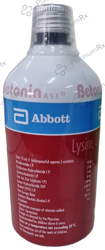 Betonin Ast Sugar Free Syrup 420ml