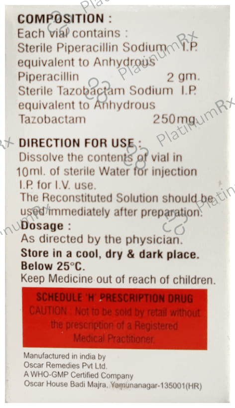 Vizobact 2.25g Injection