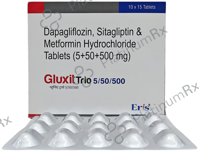Gluxit Trio 5/500/50mg Tablet 15s