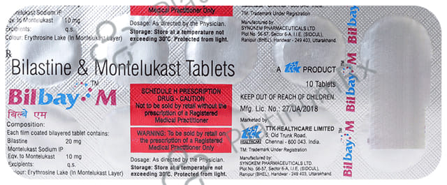Bilbay M 20/10mg Tablet 10s