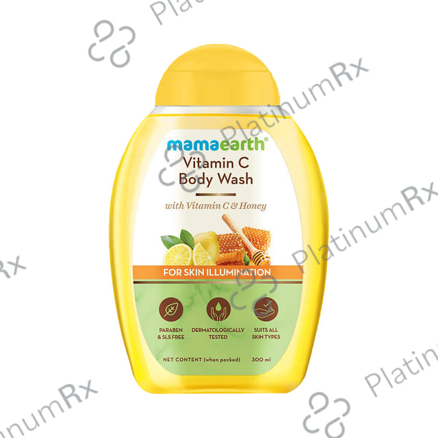 Mamaearth Vitamin C Body Wash - Paraben & SLS-Free - For All Skin Types