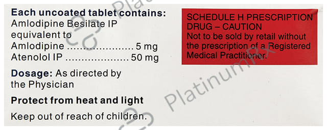 Amlip AT 5/50mg Tablet 10s