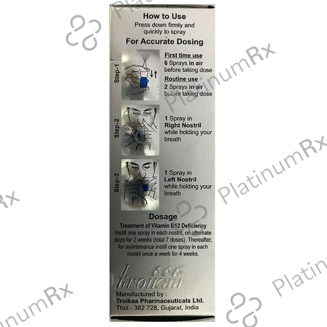 Nasocobal 250mcg Nasal Spray 1s