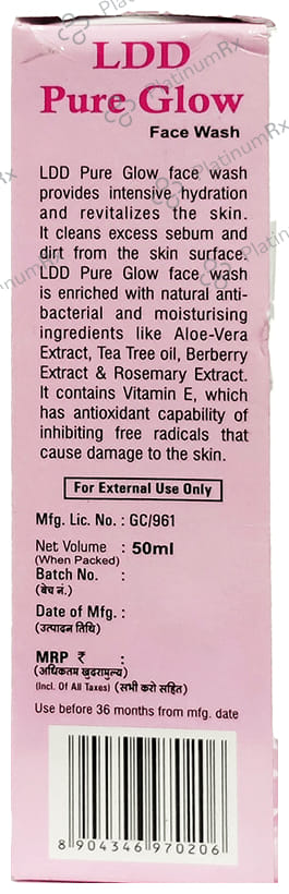 LDD Bioscience Pure Glow Face Wash