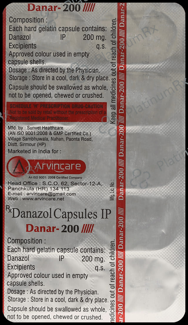 Danar 200mg Capsule