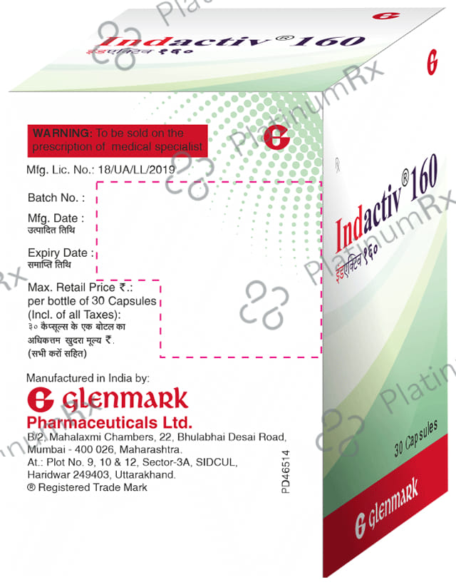 Indactiv 160/150mcg Capsule 30s