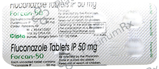 Forcan 50mg Tablet 4s