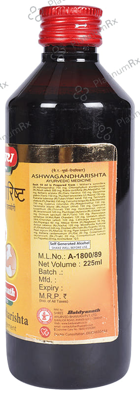 Baidyanath (Jhansi) Ashwagandharishta 225 ml
