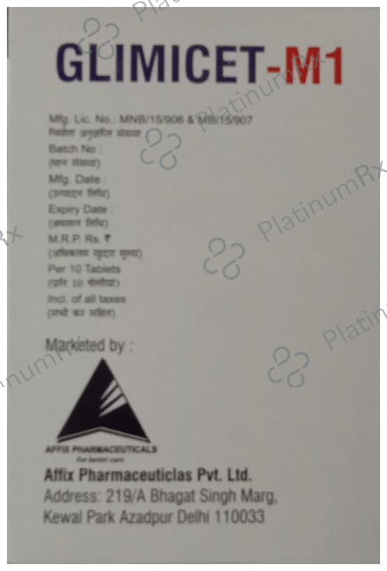Glimicet-M 1 Tablet PR