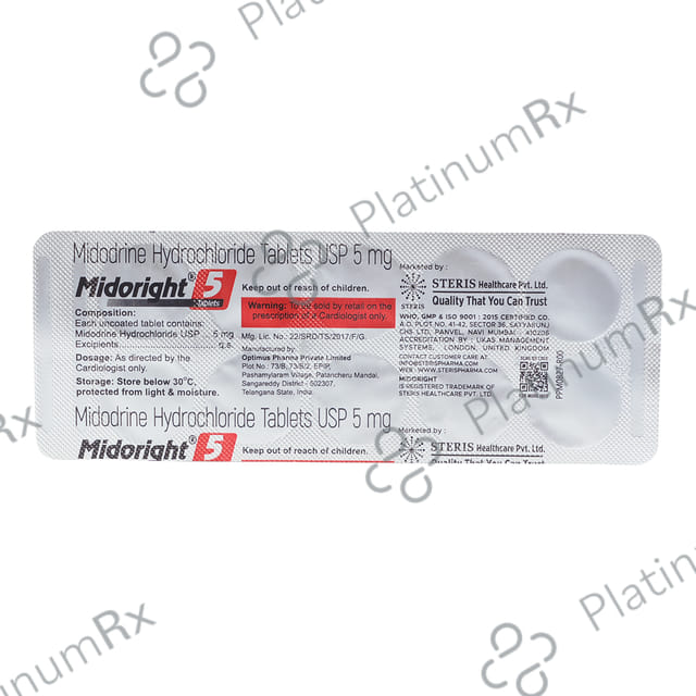 Midoright 5mg Tablet 10s