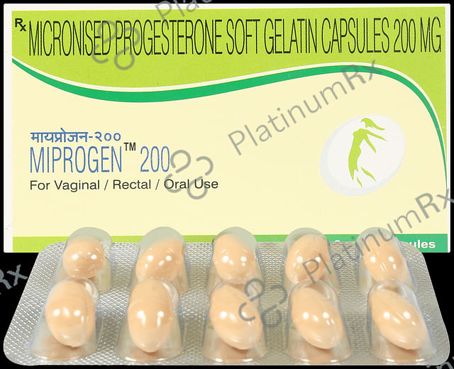 Miprogen 200mg Soft Gelatin Capsule 10s
