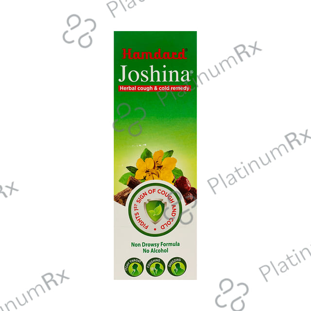 Hamdard Joshina Herbal Cough & Cold Syrup - Non-Drowsy Formula & No Alcohol 100 ml