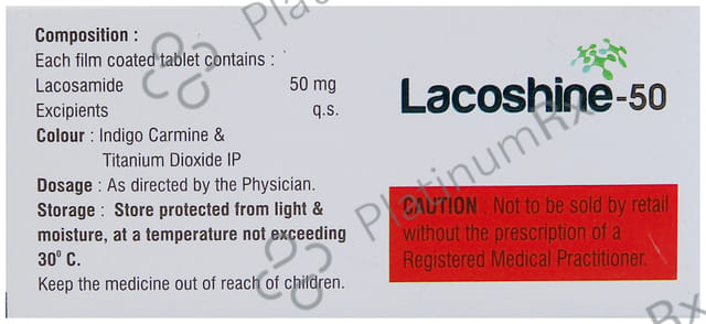 Lacoshine 50mg Tablet 10s