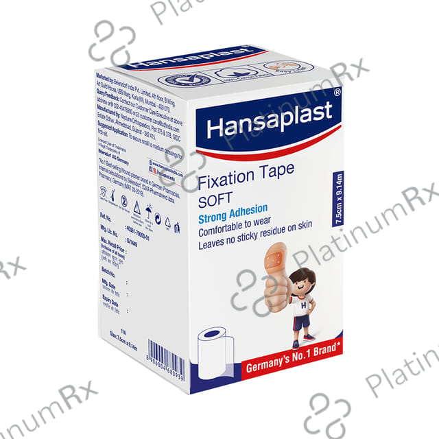 Hansaplast Soft Fixation Tape 7.5cm x 9.14m
