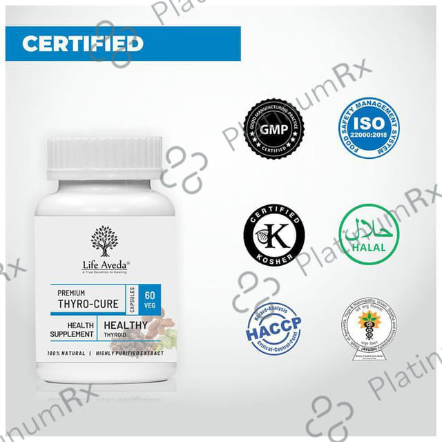 Life Aveda Premium Thyro-Cure Veg Capsule
