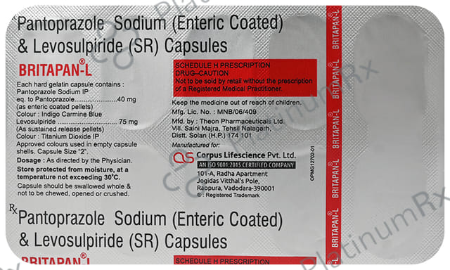 Britapan 75/40mg L Capsule SR 10s