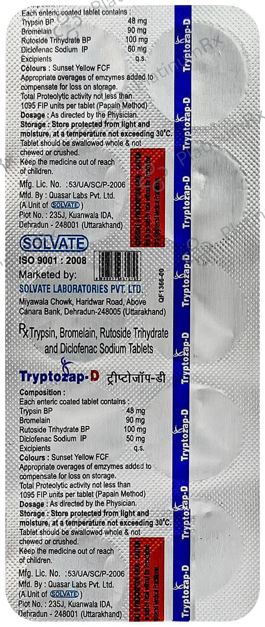 Tryptozap D Tablet