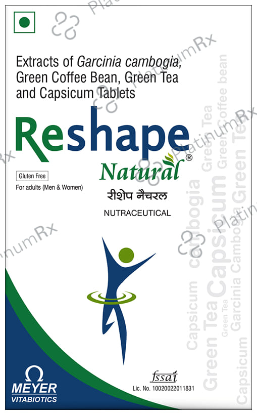Reshape Natural Gluten Free Tablet Supports Weight Management 10s