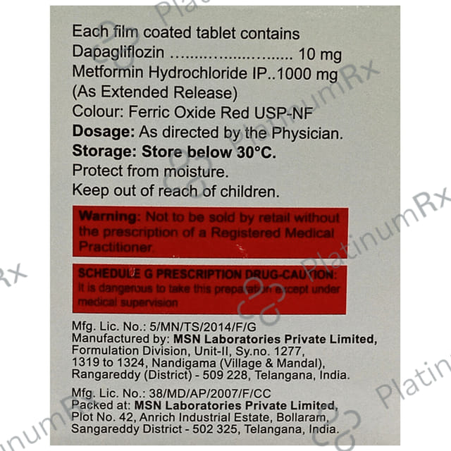 Daprica M10Forte Tablet ER