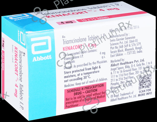 Kenacort 4mg Tablet 15s