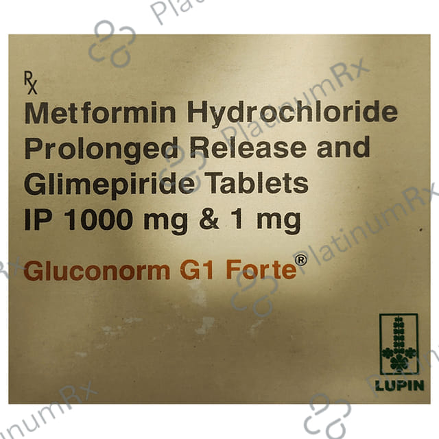 Gluconorm G 1/1000mg Tablet PR 15s