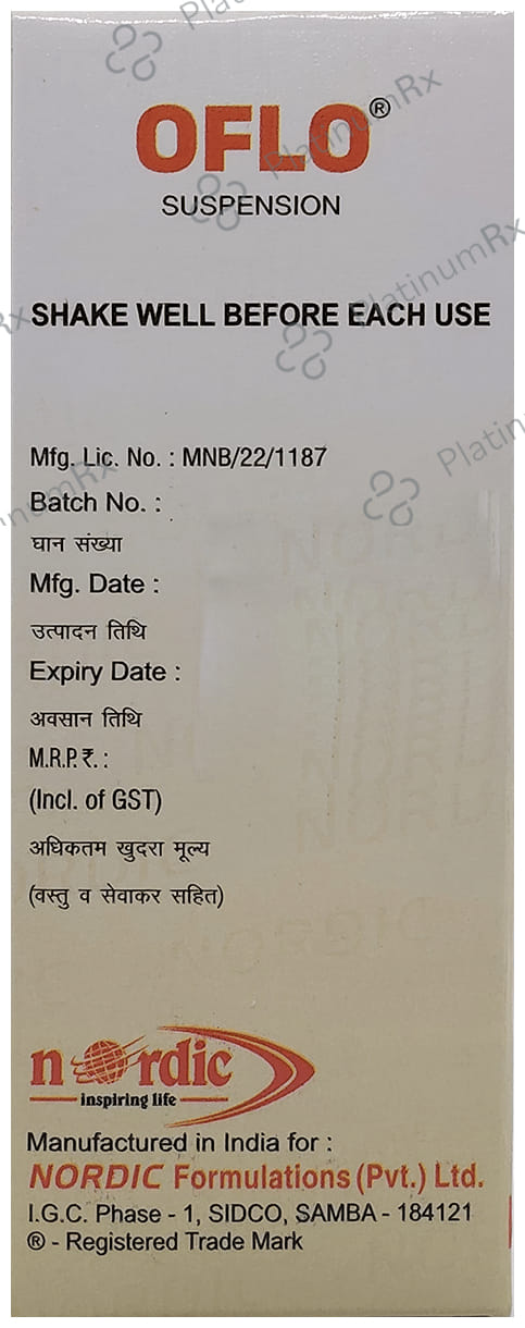 Oflo 100mg Oral Suspension