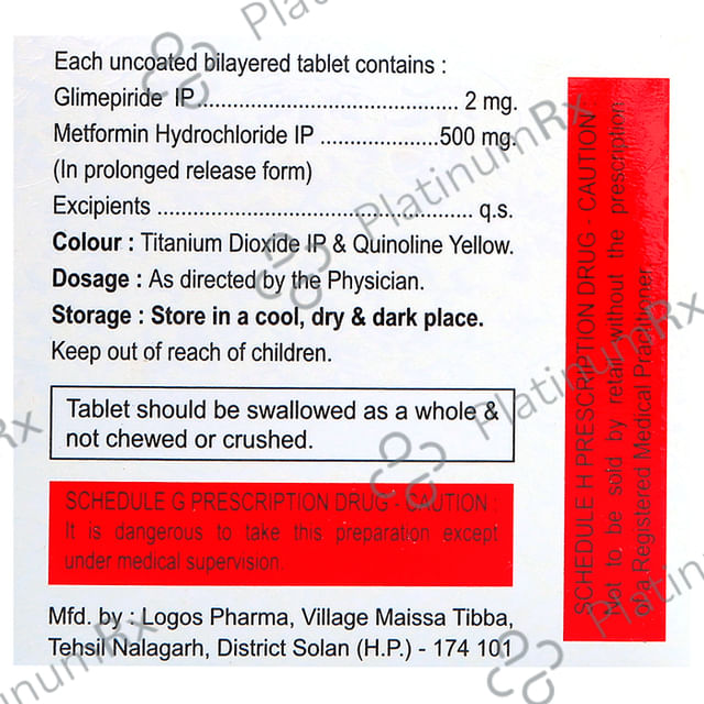 Xiagem 2/500mg Tablet PR 10s