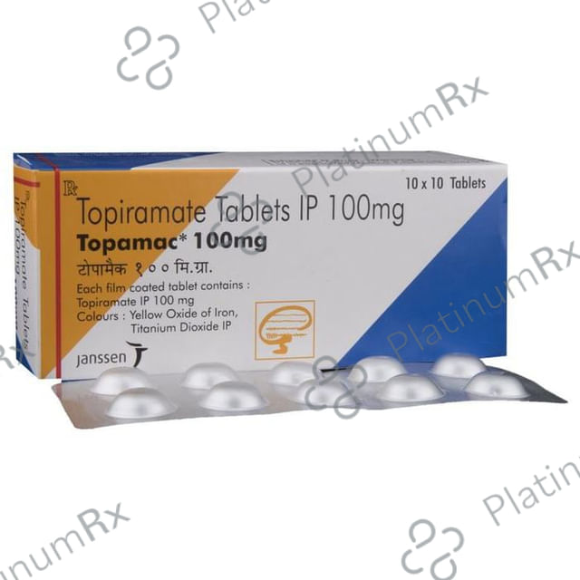 Topamac 100mg Tablet 10s