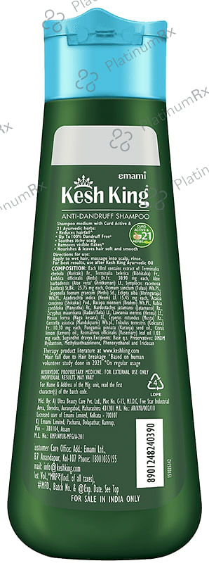 Emami Kesh King Ayurvedic Hairfall Expert Shampoo 340ml