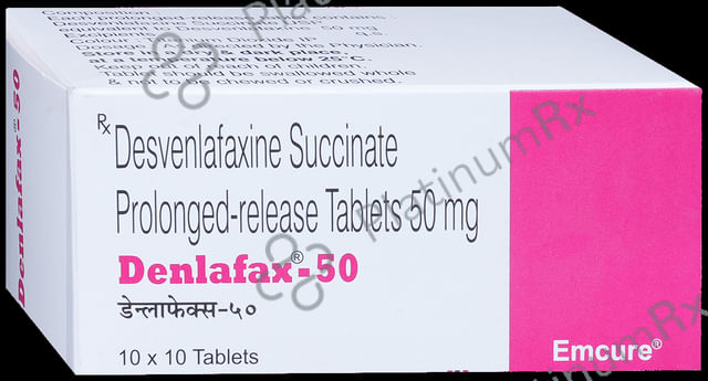 Denlafax 50mg PR Tablet 10s