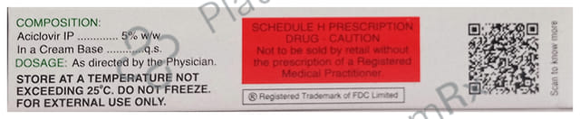 Ocuvir 5% Skin Cream 10gm