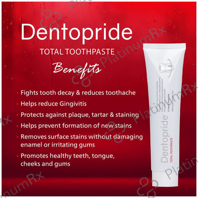 Dentopride Total Toothpaste (100gm Each) 4 Tube