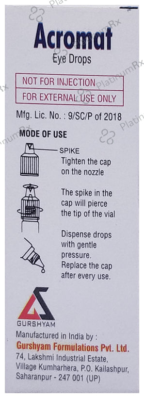 Acromat Eye Drop 10ml