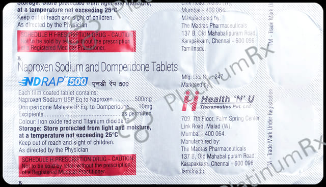 Ndrap 500/10mg Tablet 10s
