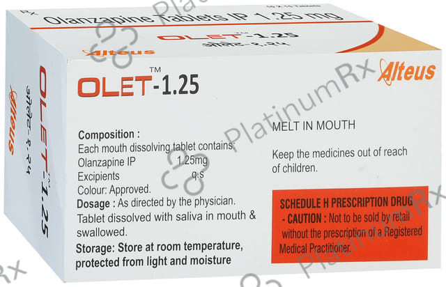 Olet 1.25mg Tablet 15s