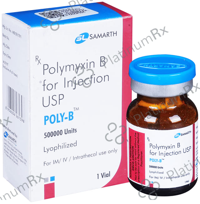 Poly B 500000IU Injection 1s