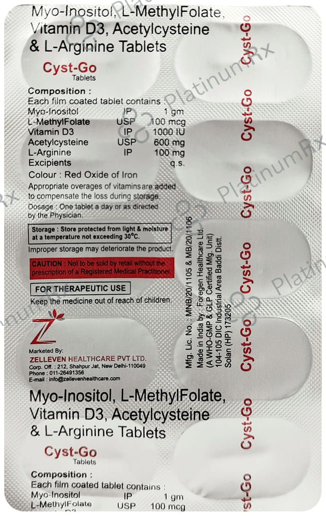 Cyst GO Tablet 10s