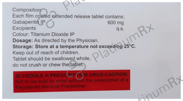 Baga GRS 600mg Tablet 15s