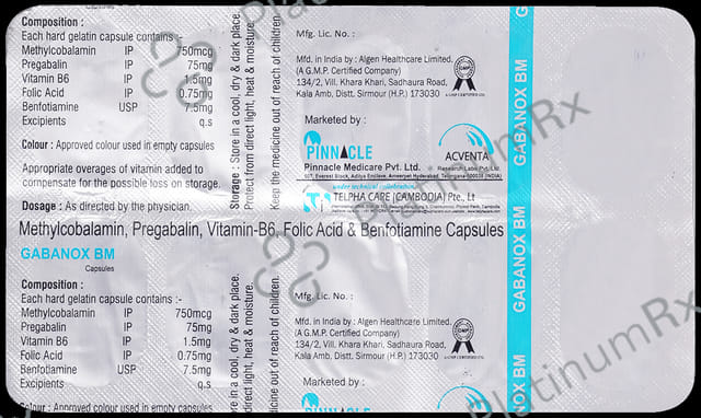 Gabanox BM Soft Gelatin Capsule 10s