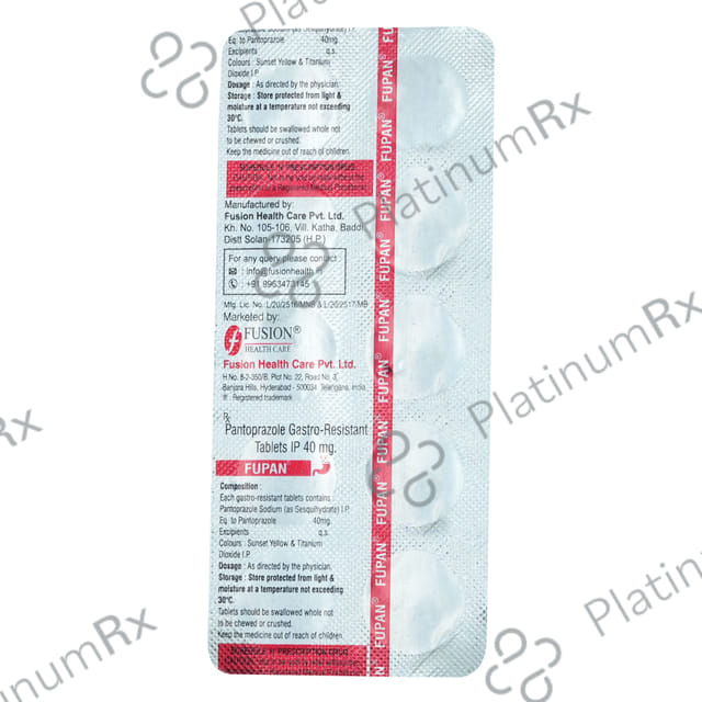 Fupan 40mg Tablet 10s