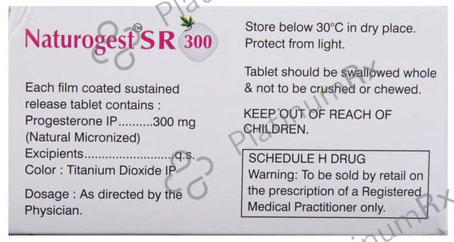 Naturogest SR 300mg Tablet 10s