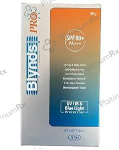 Blynds Pro Sunscreen Gel 50ml
