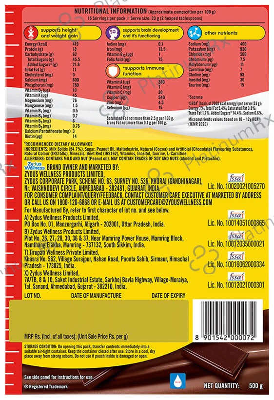 Complan 100% Milk Protein 500gm