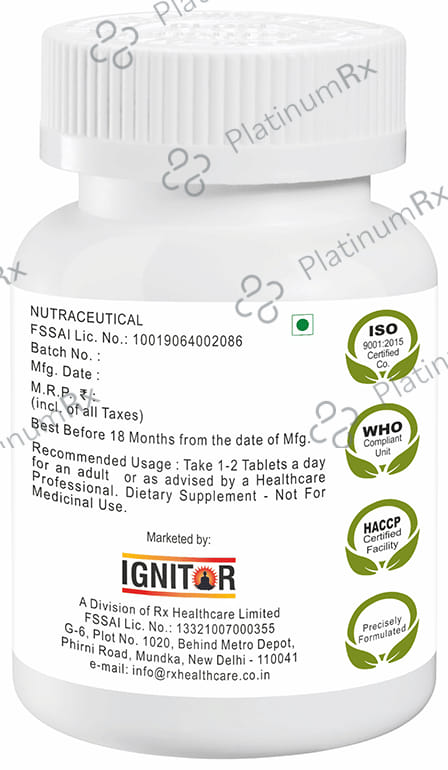 Ignitor Vitamin C Tablet 60s